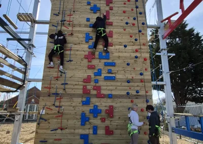 Parkdean Vauxhall Climbing Wall